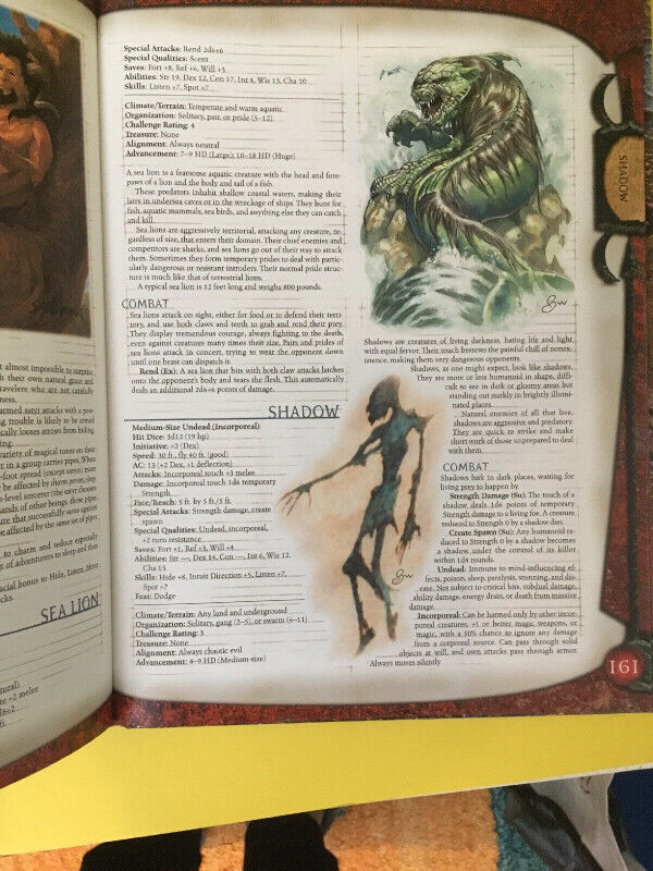 DUNGEONS DRAGONS MONSTER MANUAL CORE RULE BOOK III COMME NEUF dans Autre  à Laval/Rive Nord - Image 2