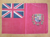 Rare Antique 1903 -1907 Era Canadian Red Ensign flag