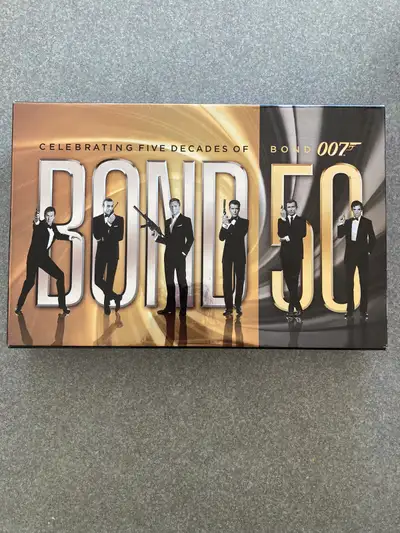 James Bond 007 Bond 50 collection 22 film bluray set EUC, View more