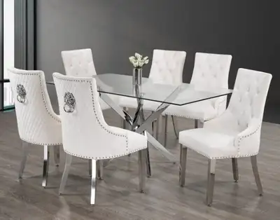 7-Piece Dining Set – Modern Design, Complete Comfort, View more