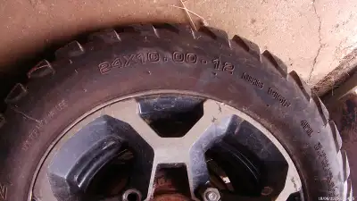 I bought an 04 Kawasaki 3010 Mule, 4x4 that the previous owner put different wheels and tires on. Th...