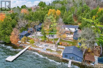 Nestled on the south shore of Rice Lake, this exceptional Nordic-inspired resort offers a rare turnk...