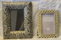 2 PICTURE FRAMES FOR HOME DECOR $3 EACH