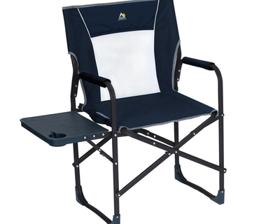 GCI Outdoor Slim-Fold Directors Chair - A comfortable folding directors chair in a compact package!...