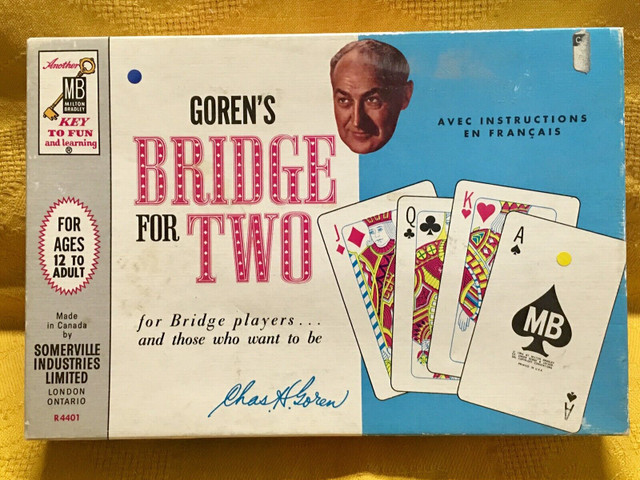 Milton Bradley - Goren’s Bridge for Two (c) 1964 Vintage in Toys & Games in Mississauga / Peel Region
