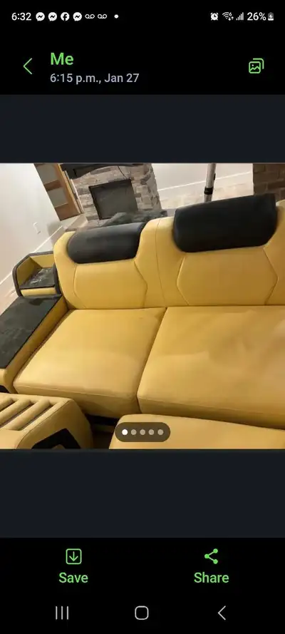 Italian leather sofas, View more