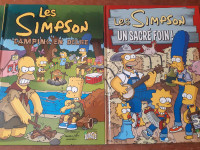 Les Simpson Bandes dessinées BD Lot de 3 bd 2 différentes 