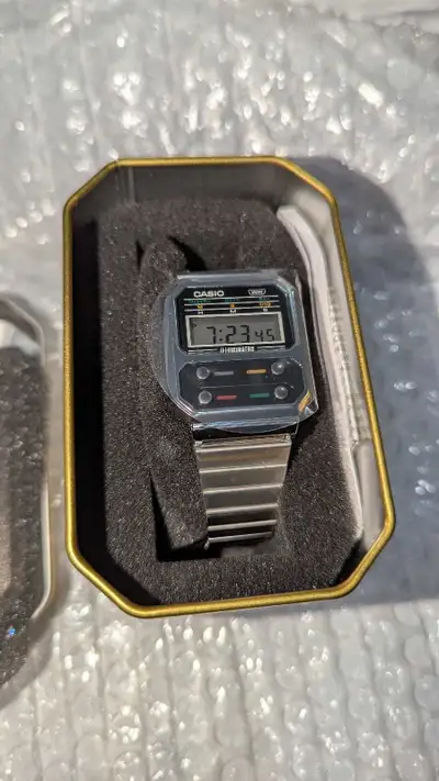 Casio Vintage Collection Model A100WE-1A Watch Montre (NEW), View more