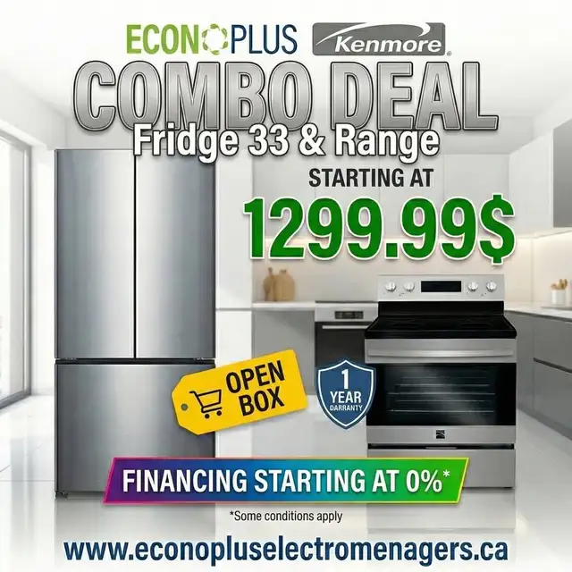 Econoplus Halifax Mega Sale On Open Box Kenmore 33in Fridge and in Refrigerators in City of Halifax - Image 2
