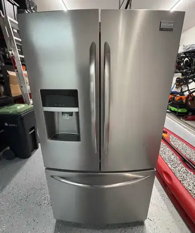 Frigidaire fridge and Samsung stove , View more