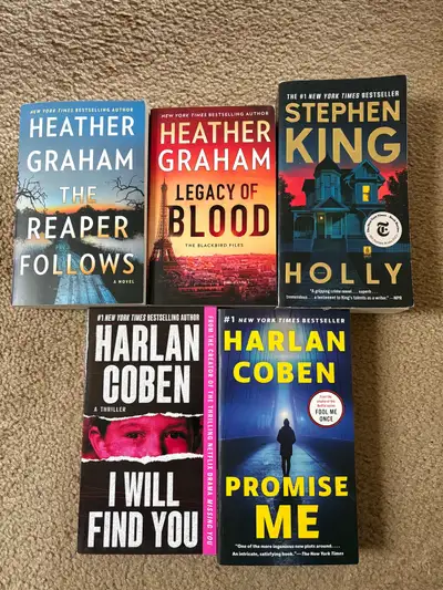 Fiction Books $4 each or 3 for $10 firm, View more