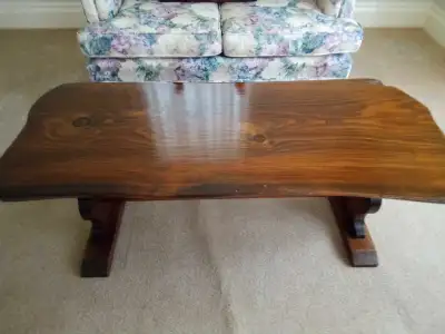 Wood LIVE EDGE COFFEE TABLE, View more