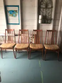 Dining room chairs. Mid-century modern