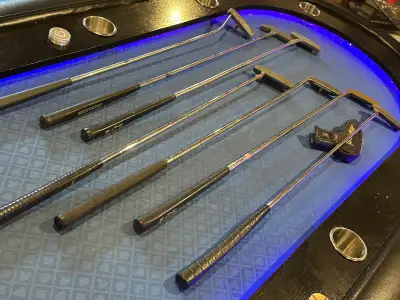 7 Putters for sale 3 x $5 couple bronze top flyte, View more