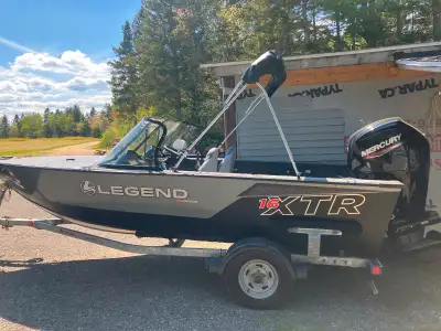 2021 Legend 16xtr 90hp Mercury CT Low hours used 4-5 times a year since new Bimini top and full encl...