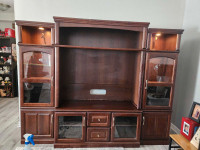 Tv cabinet holds 55"