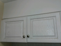 Kitchen cabinet doors + hinges & knobs (16.5 × 13.75 inches) $30