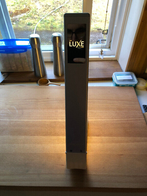 Luxe Cordless LED Desk Lamp, Silver, USB Rechargeable in Indoor Lighting & Fans in UBC - Image 2
