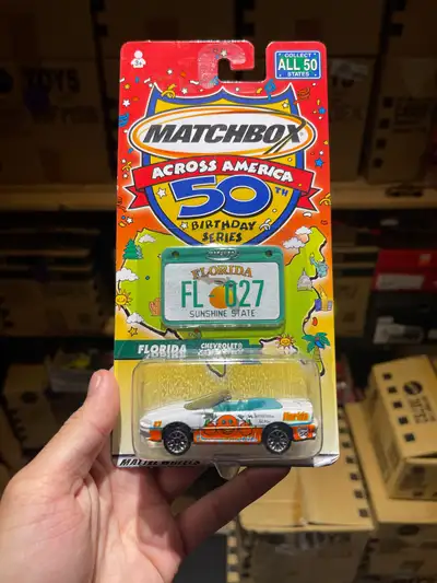 2001 Matchbox Across America Florida Chevy Camaro SS White, View more
