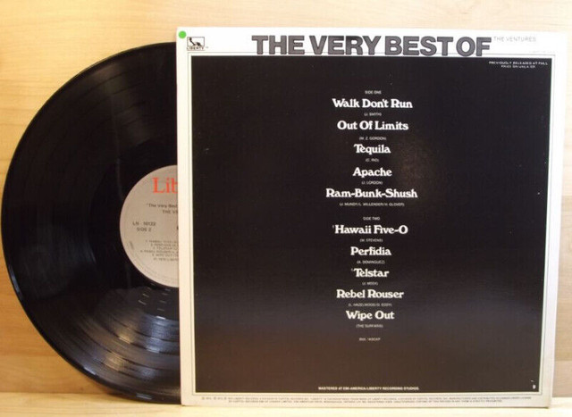 Vinyle, the Ventures - the very best of... (33 tours) LP dans CD, DVD et Blu-ray  à Lanaudière - Image 2
