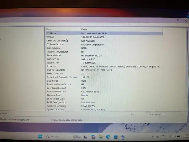 HP EliteBook 840 G3 intel-i5553392525332992009