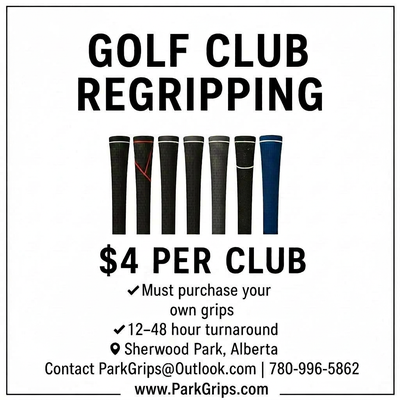 Golf Club Regripping, View more