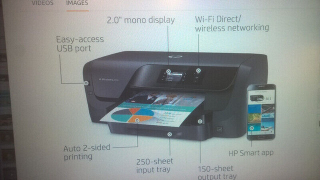 HP OfficeJet Pro 8210 Wireless Color Printer in Printers, Scanners & Fax in Bedford - Image 2