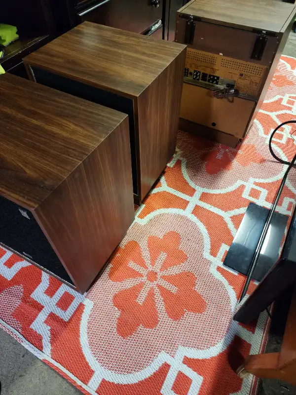 Vintage toshiba Stereo loudspeakers Record player AMP Boston con in Stereo Systems & Home Theatre in Oakville / Halton Region - Image 4