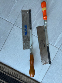 Two 10” Dovetail carpenter saws.