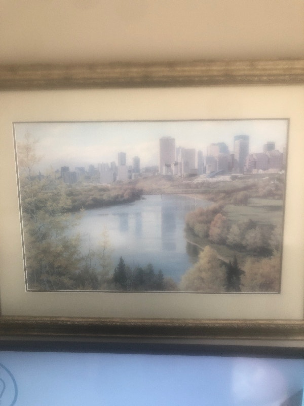 Limited Edition print of old Edmonton Skyline. Arts & Collectibles Edmonton Kijiji