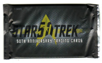 STAR TREK 50TH ANNIVERSARY 2017 FACTORY SEALED PACK