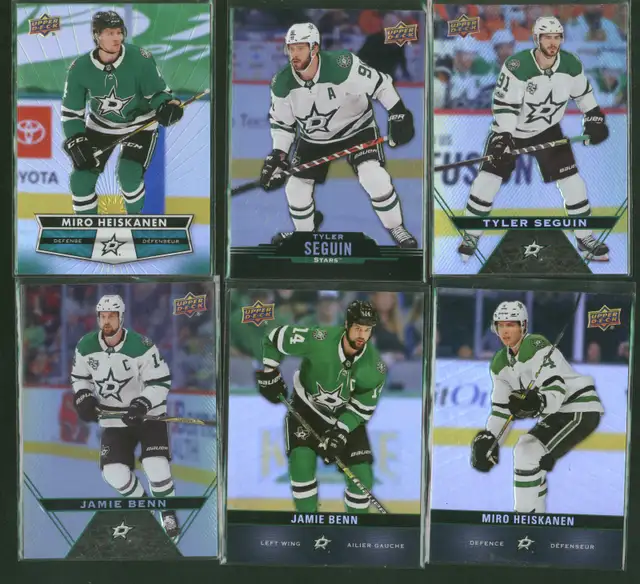 14 Cards Dallas Stars Robertson Benn Seguin Heiskanen Johnson in Arts & Collectibles in Ottawa - Image 2