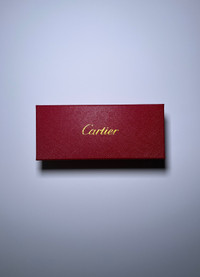 Cartier Clear Frame White Glasses