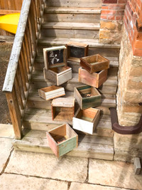 Salvage - custom boxes made from new and salvage material