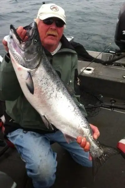 Lake Ontario salmon and trout fishing charter , View more