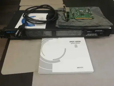 MOTU 2408 Audio Interface with 424 PCI Card, View more