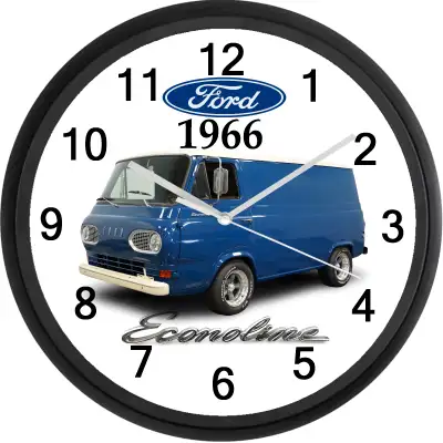 Brand new boxed wall clock approximately 10 inches in diameter featuring Custom designed artwork. Cl...