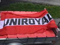 Huge New Uniroyal flag 54” x 108”