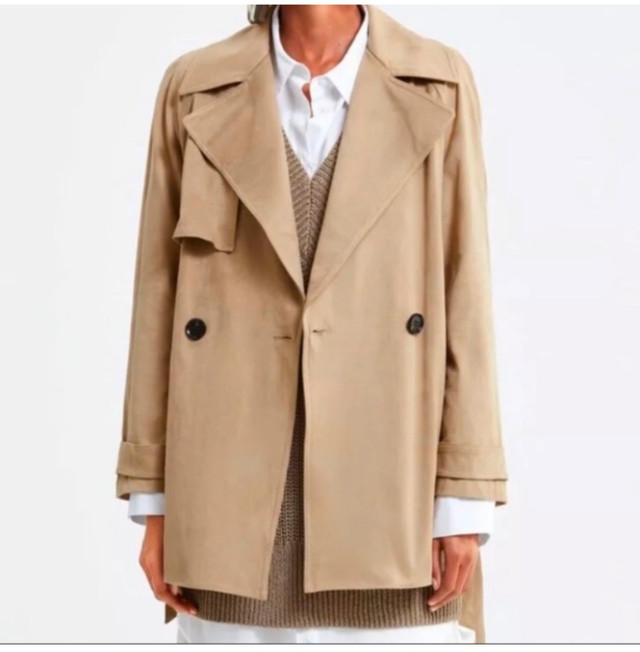 Zara short trench coat size XS -small in Women's - Tops & Outerwear in Cape Breton - Image 2