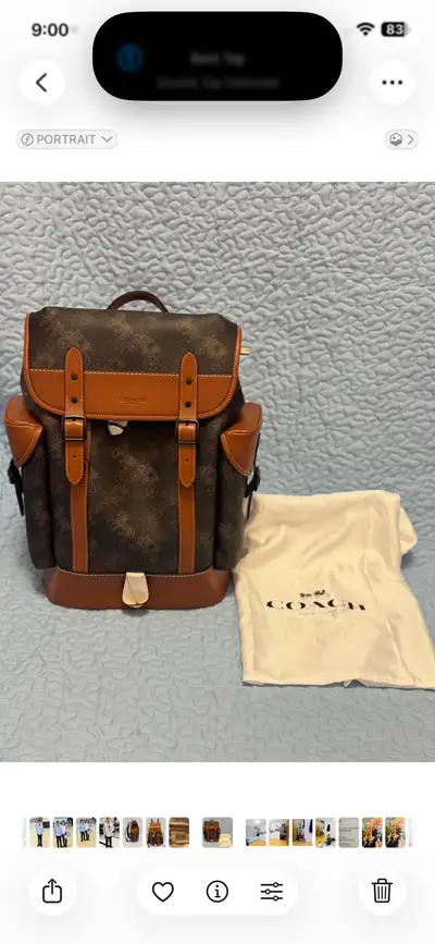 COACH BACKPACK BRAND NEW $ 180, View more