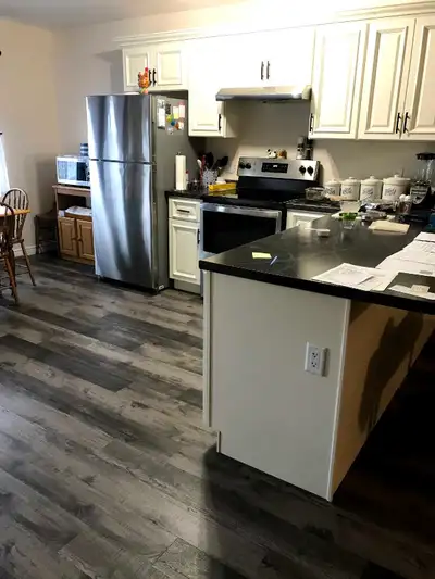 This one floor apartment is rented by a lady in her Mid 60's and looking for a border/ roomie. If yo...