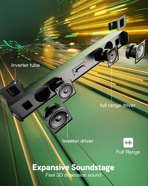 ULTIMEA Tapio I Pro 60W Sound Bar - NEW in General Electronics in Mississauga / Peel Region - Image 4