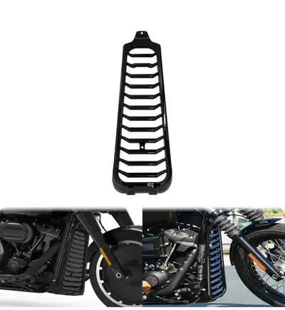 New in box! HCmotorku Motorcycle Lower Front Chin Spoiler Air Dam Fairing Cover Fit for Harley Softa...