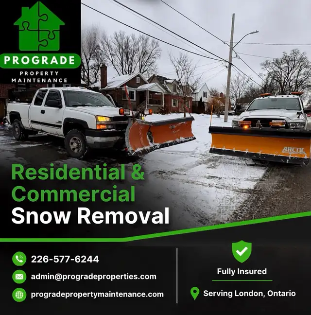 Fully Insured Residential & Commerical Snow Removal