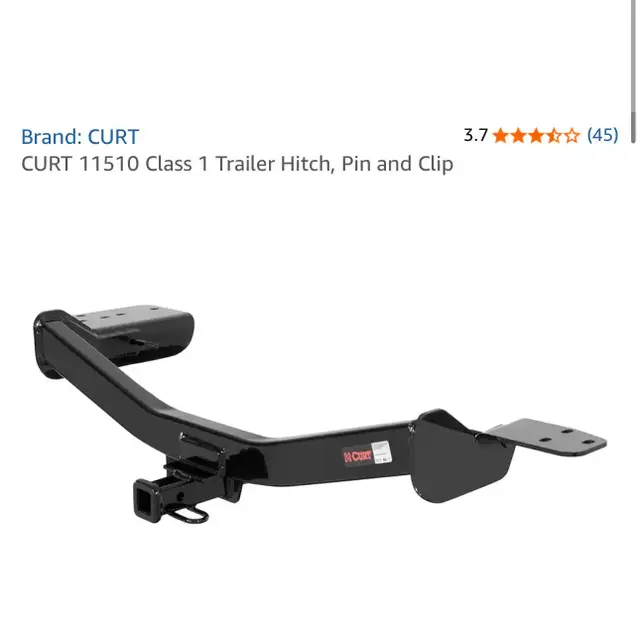 CURT 11510 Trailer Hitch Infiniti in Other in Hamilton - Image 2