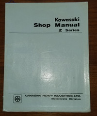 1973  KAWASAKI  Z1  900  SHOP MANUAL, EARLY '72 SEAT, PARTS, ETC