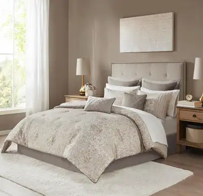 Madison Park 12pc Queen Comforter Set, View more