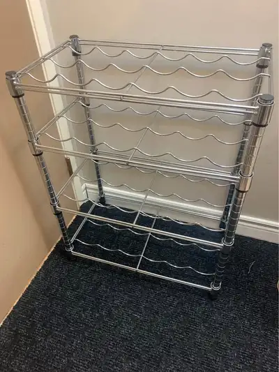 New Stainless Steel Wine Rack - located at 85 ave/105 str, View more