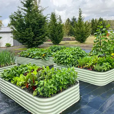 17 Inch modular Raised garden bed, View more