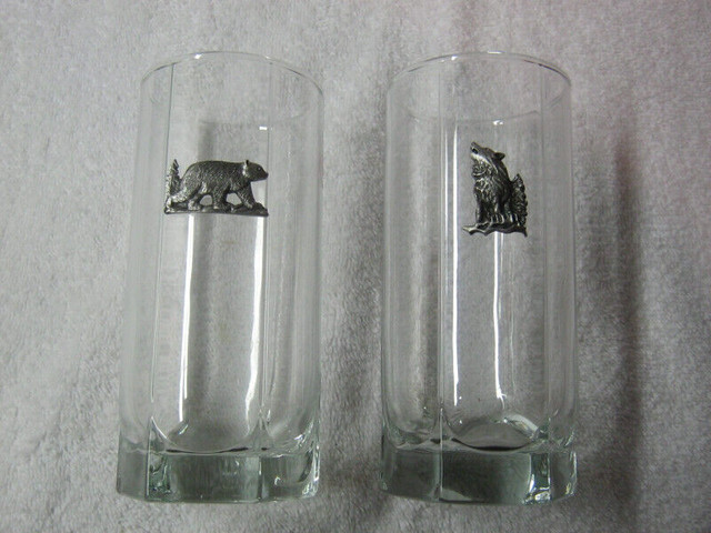 Avon pewter tumbler glasses. in Kitchen & Dining Wares in City of Toronto